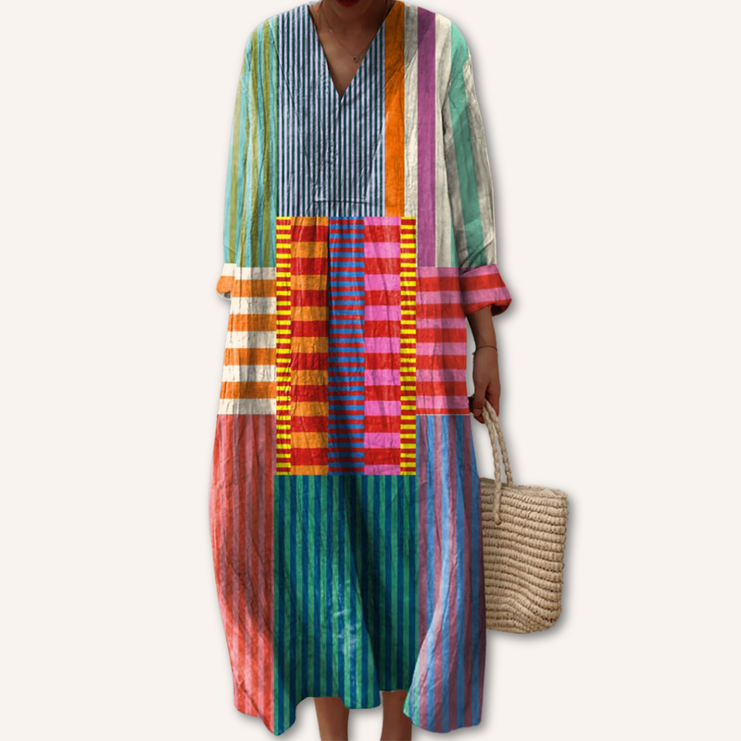 Amara | Statement Print Dress