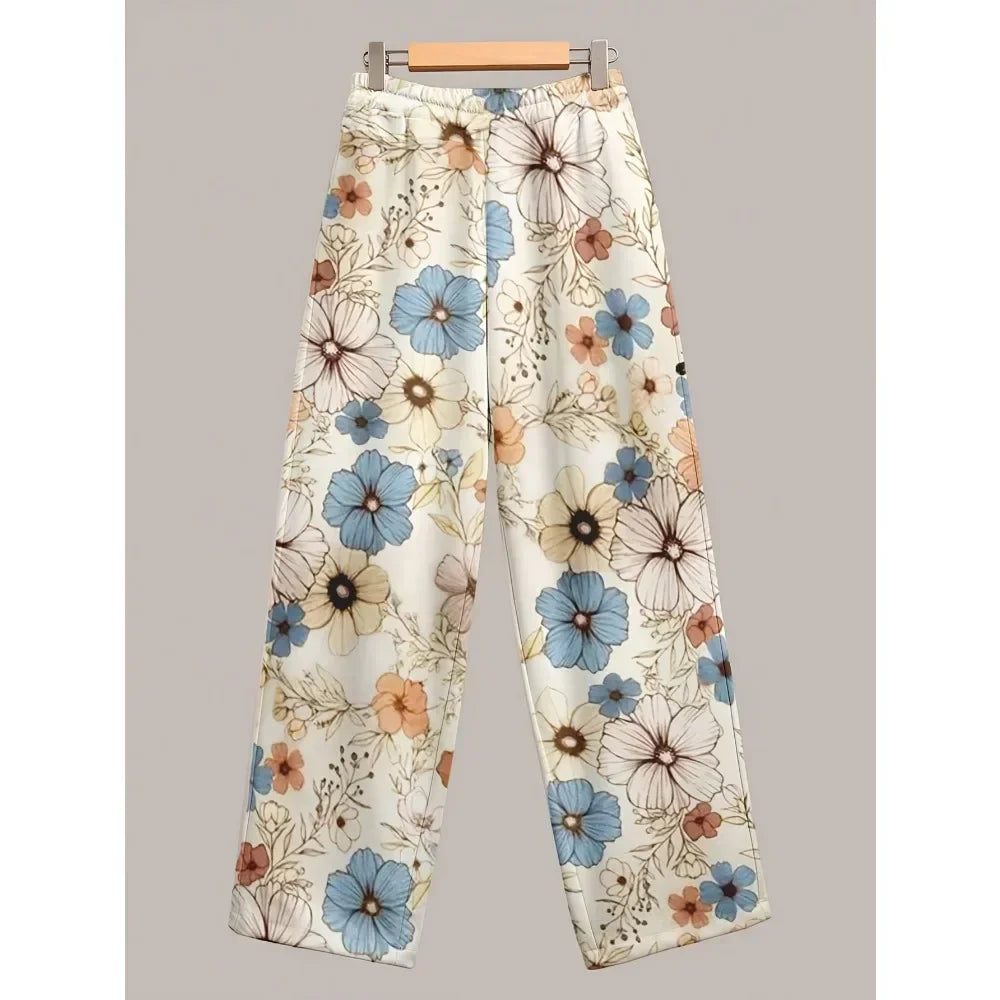 Marie | Floral Relaxed Trousers
