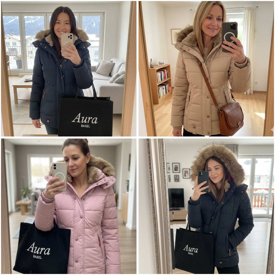 Marylin™ – Warm winter coat with fur lining