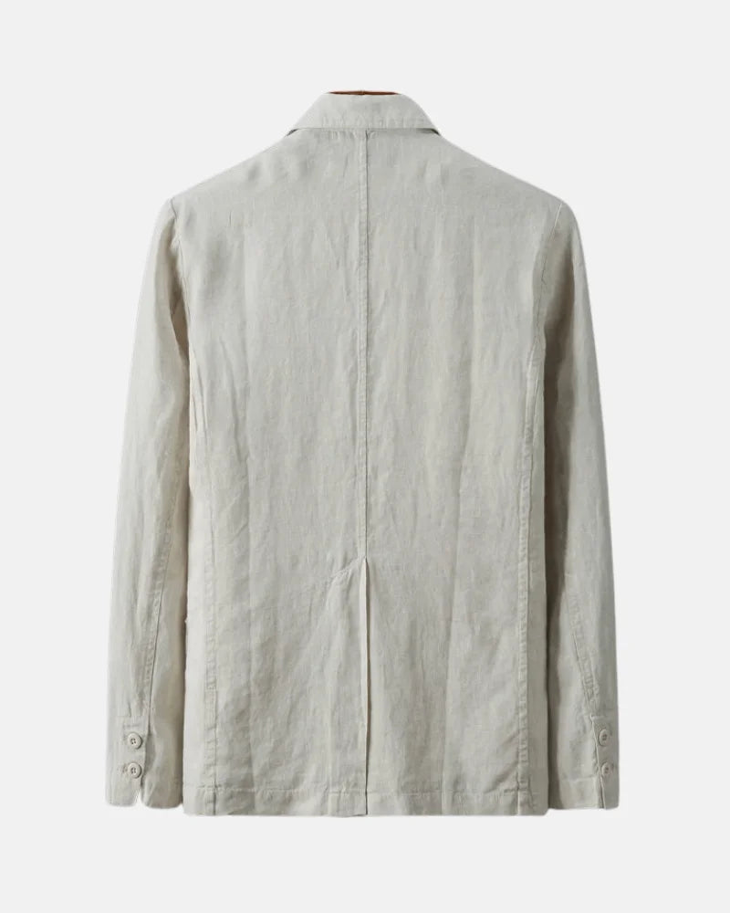 Minimalist Linen Blazer