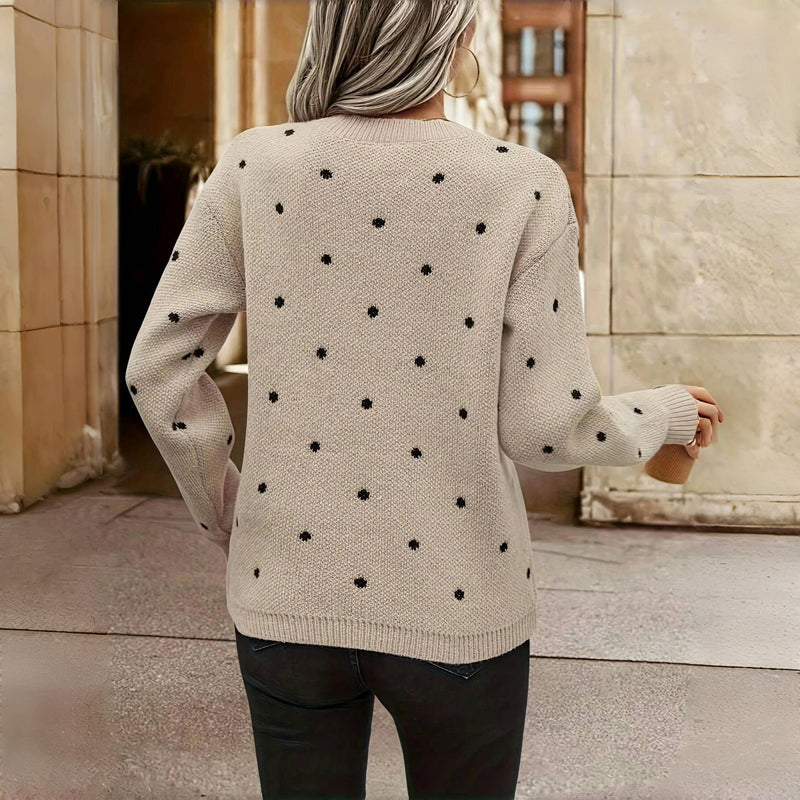 Nora | Timeless Dotted Knit Sweater