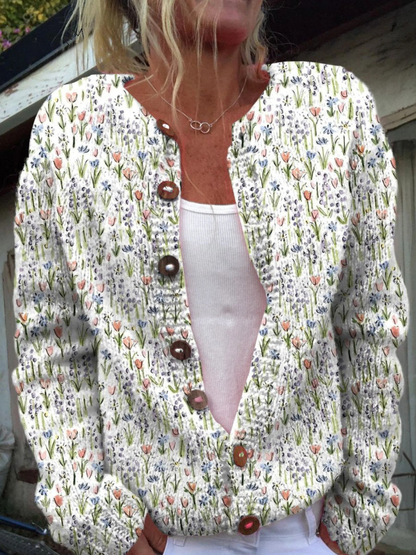 Soraya™ | Women’s Vintage Knit Cardigan Sweater