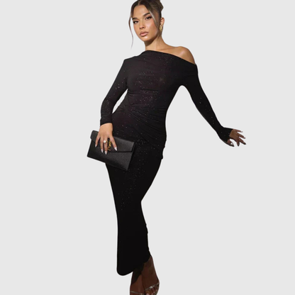 Vionne | Glitter Maxi Dress