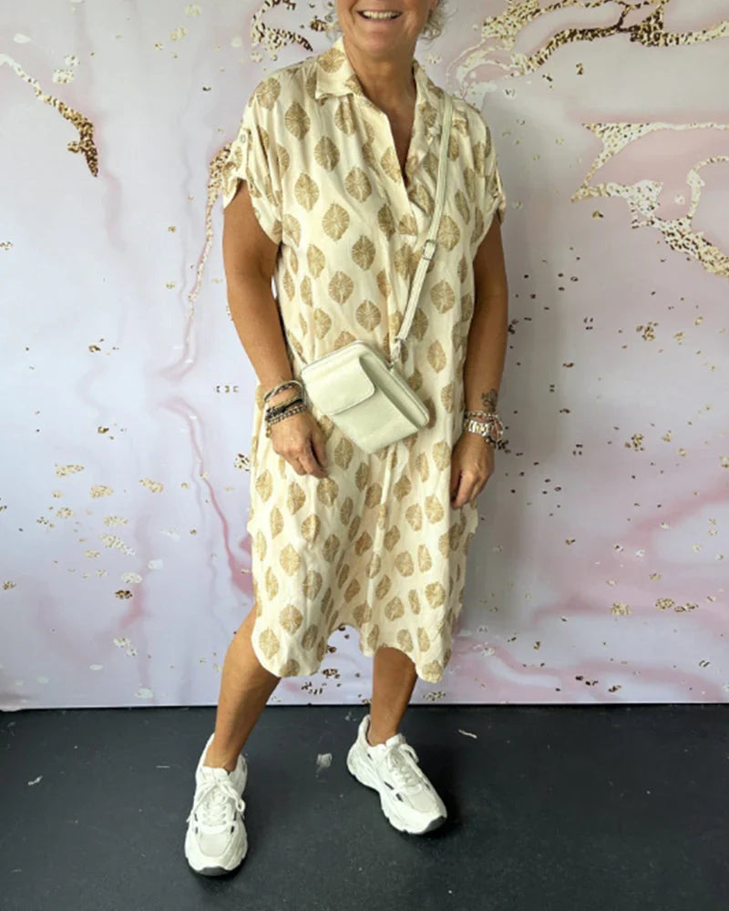 Dini™ | Stylish V-Neck Summer Dress