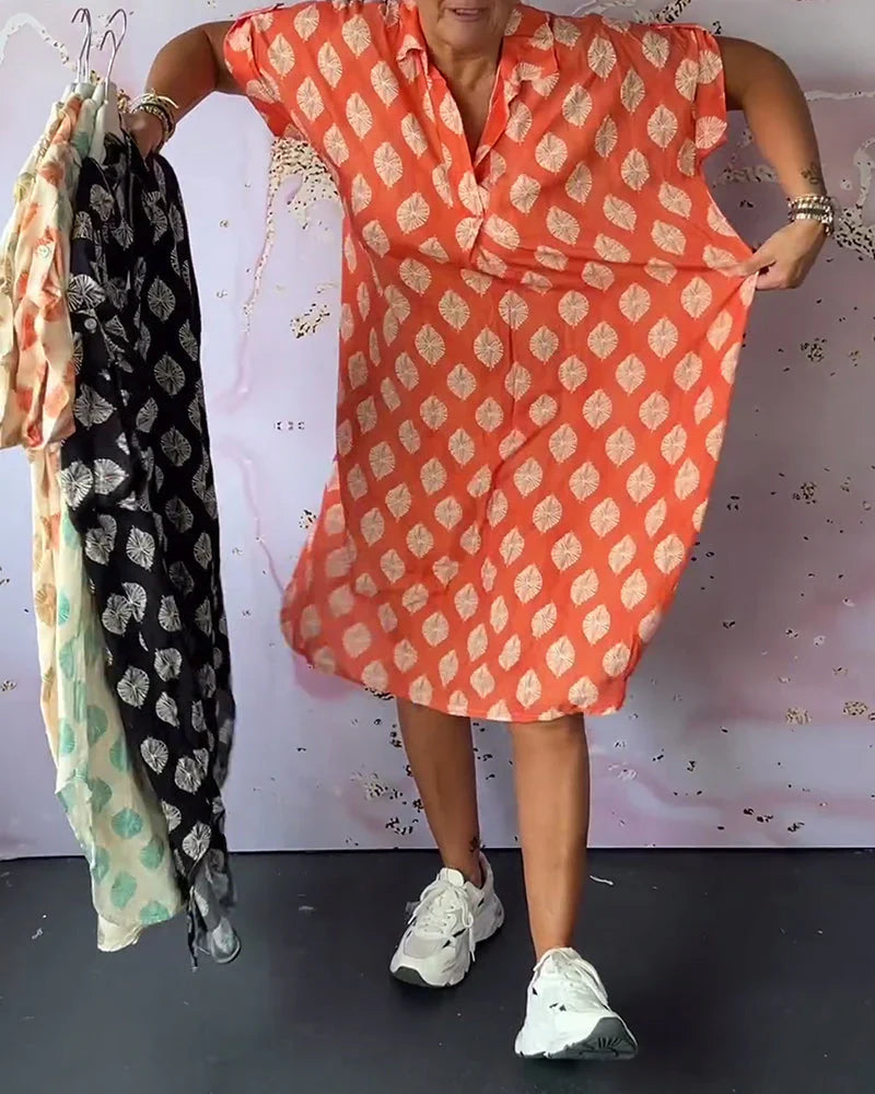 Dini™ | Stylish V-Neck Summer Dress