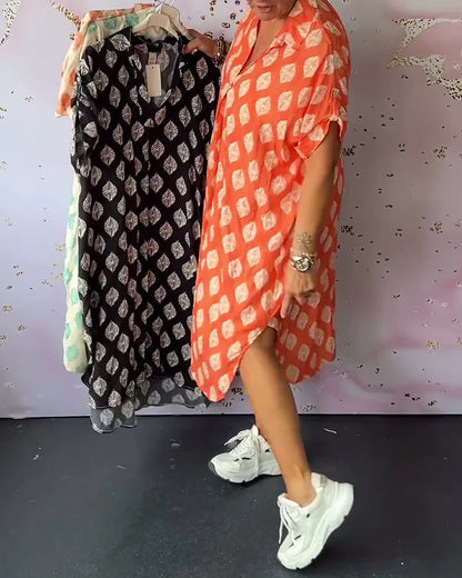 Dini™ | Stylish V-Neck Summer Dress