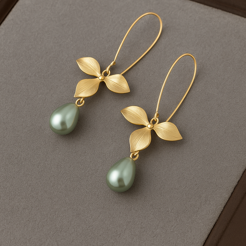 Erzulie | Radiant Leaf Luxe Earrings