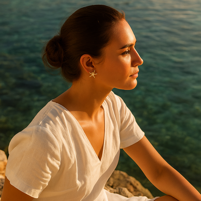 Arabelle | Starfish Sparkle Earrings