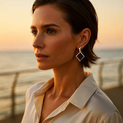 Midnight Sparkle Studs