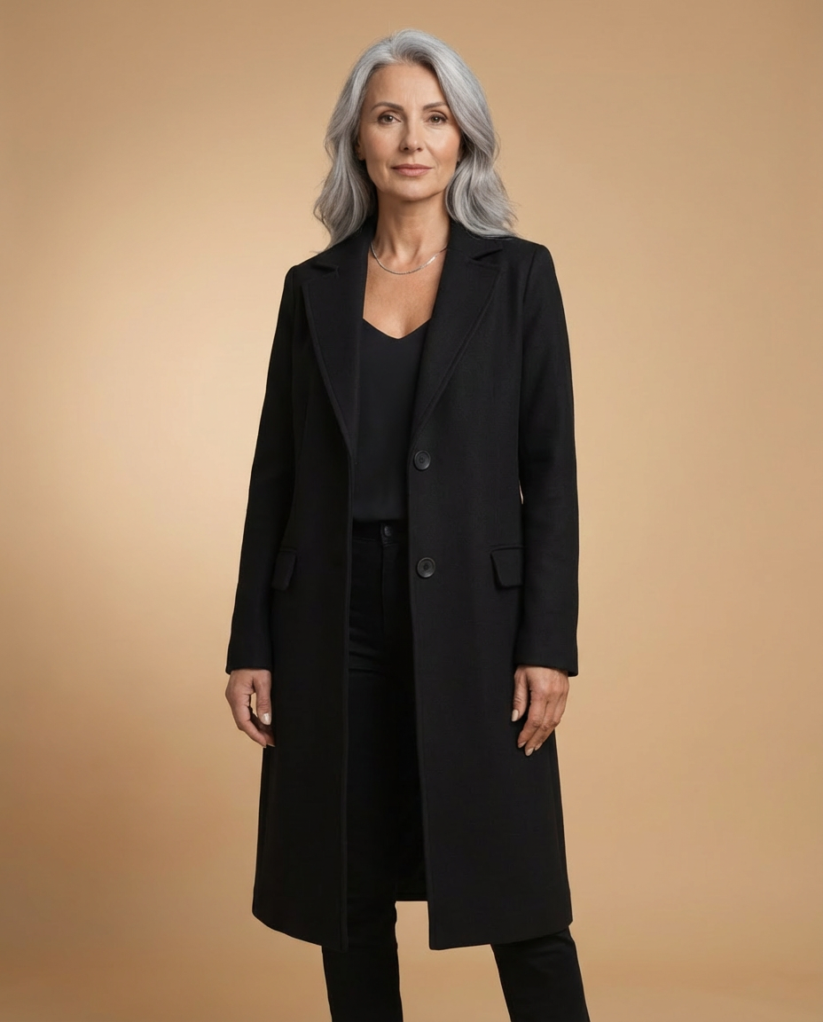 Auria™ – Elegant Long Coat
