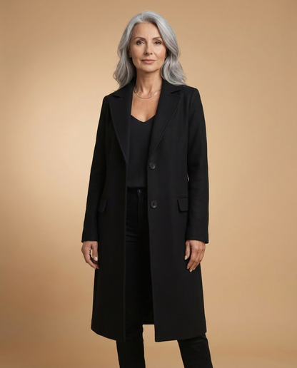 Auria™ – Elegant Long Coat
