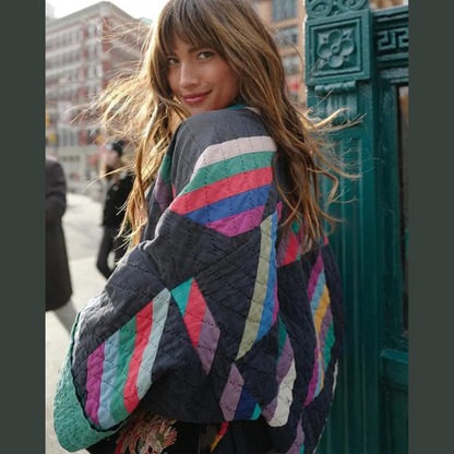 Mikki | Retro Quilted Oversized Jacket