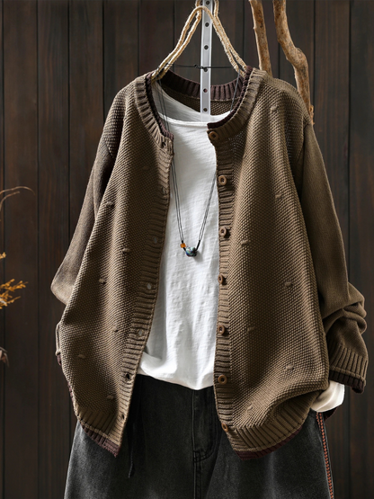 THE ISOLDE | TEXTURED CARDIGAN