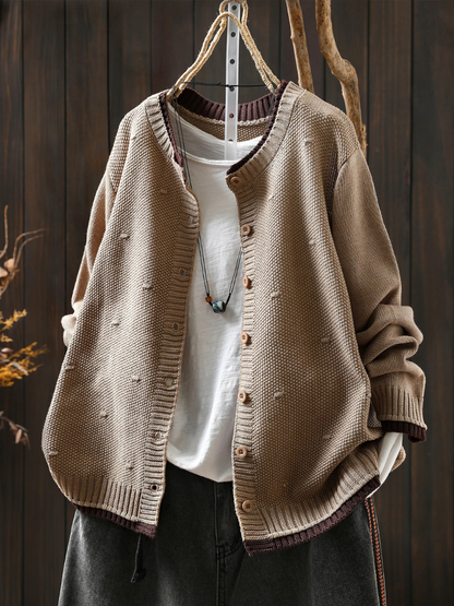 THE ISOLDE | TEXTURED CARDIGAN