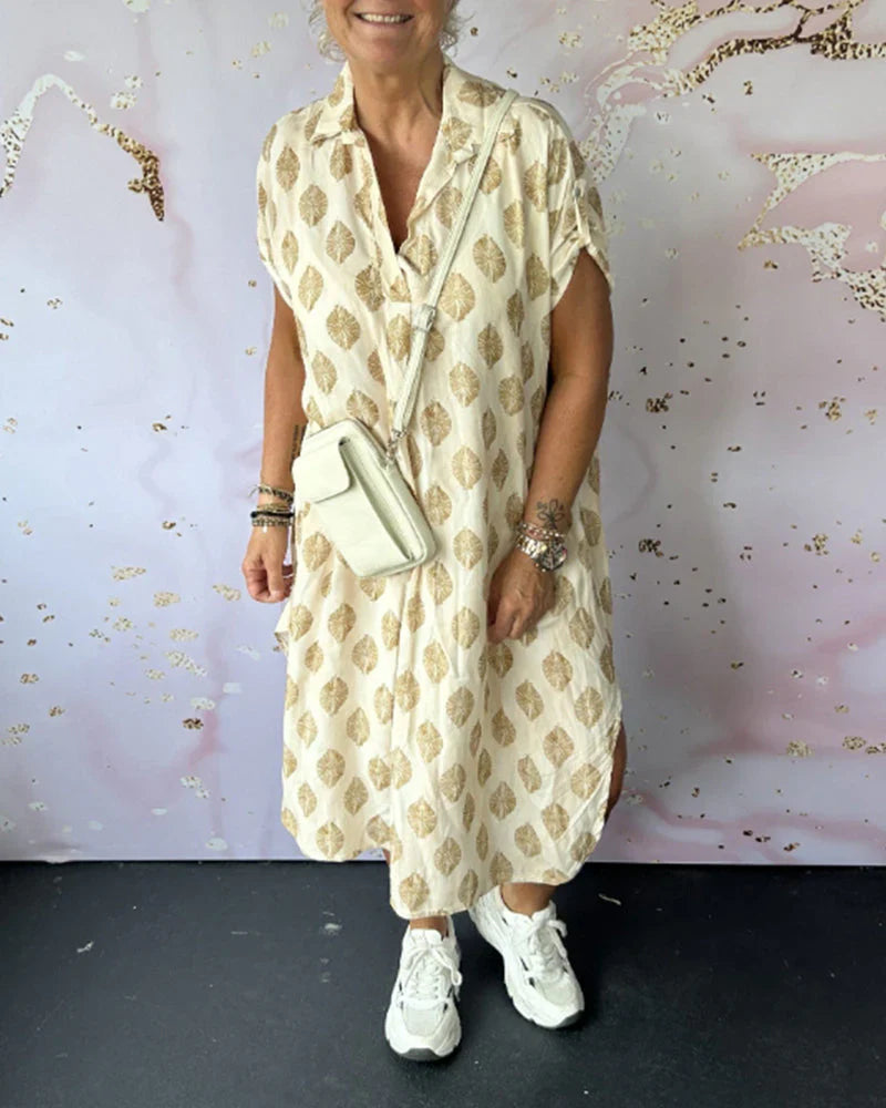 Dini™ | Stylish V-Neck Summer Dress