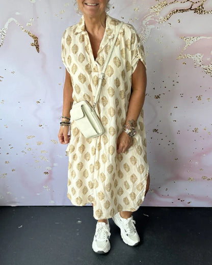 Dini™ | Stylish V-Neck Summer Dress