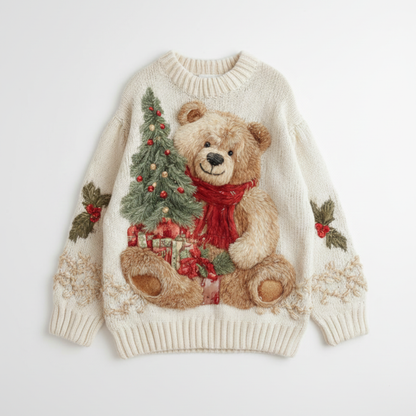 Elena – Christmas Sweater with Festive Details