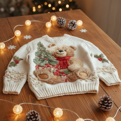 Elena – Christmas Sweater with Festive Details