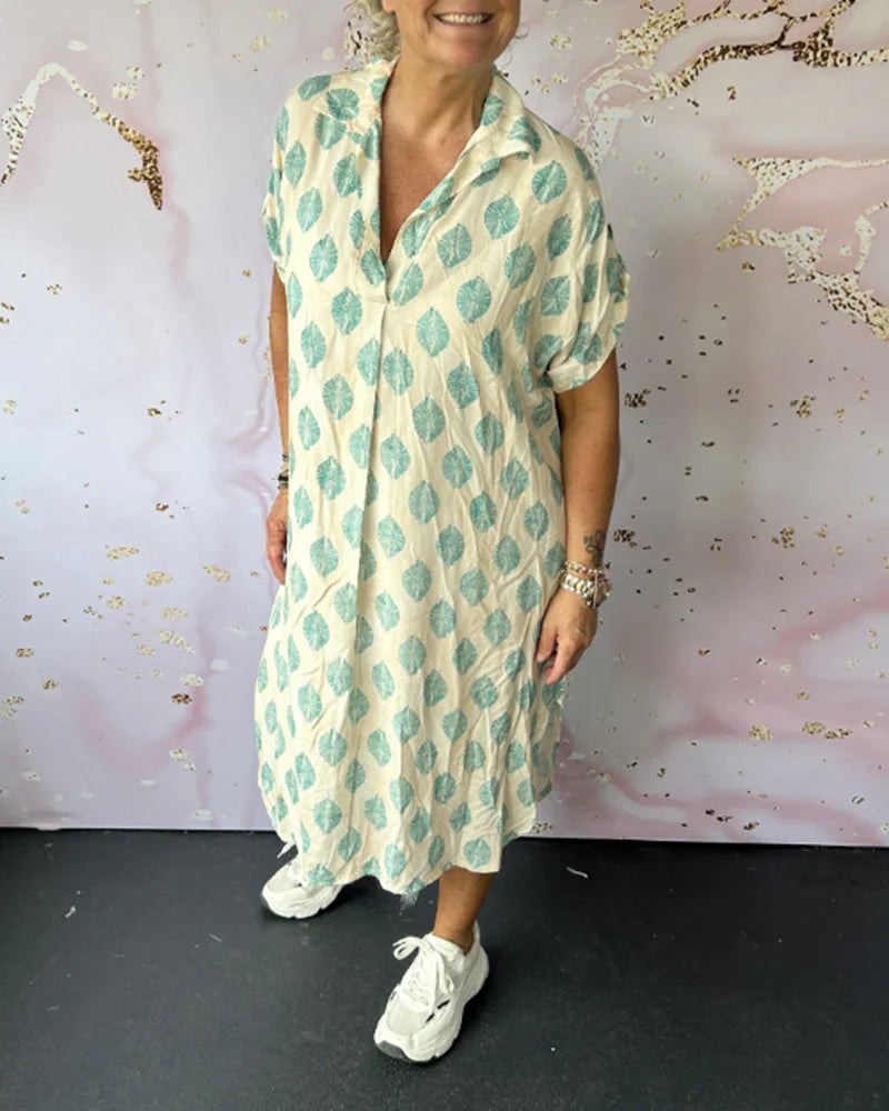 Dini™ | Stylish V-Neck Summer Dress