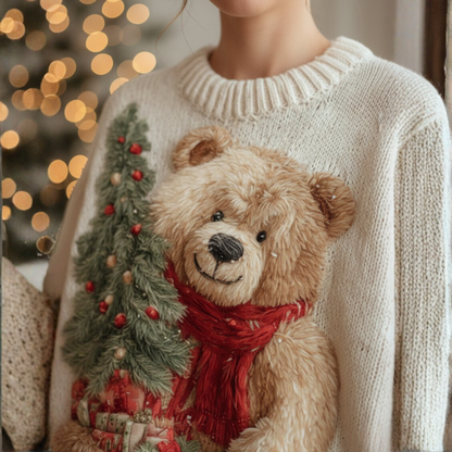 Elena – Christmas Sweater with Festive Details