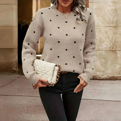 Nora | Timeless Dotted Knit Sweater