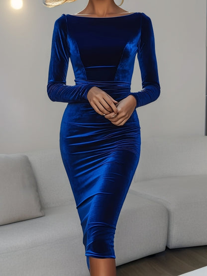 Selliv | Solid Bodycon Party Dress
