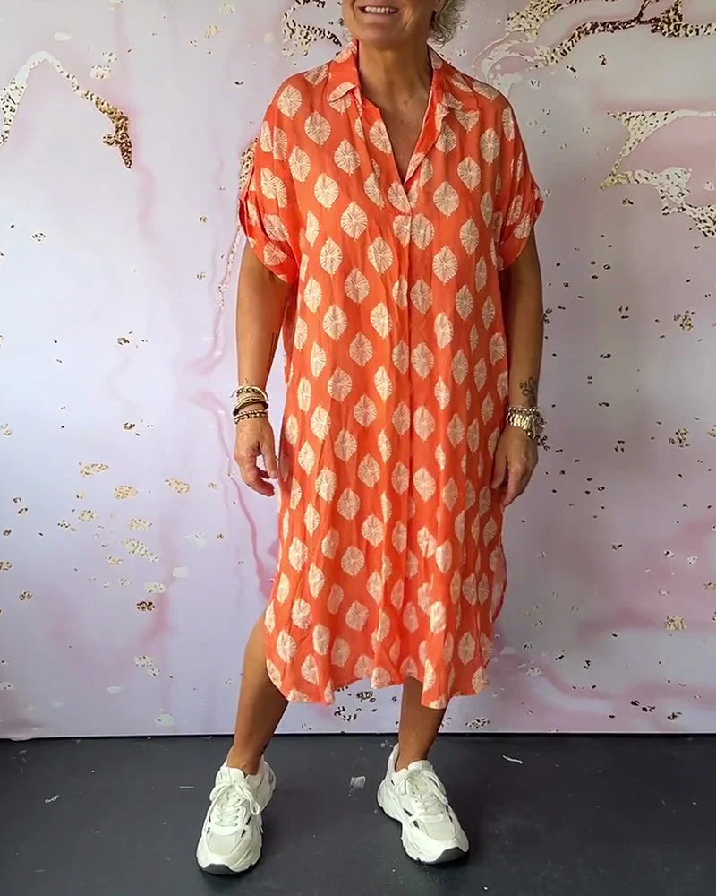 Dini™ | Stylish V-Neck Summer Dress