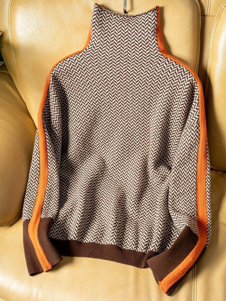 Riley™ | Striped Turtleneck Sweater
