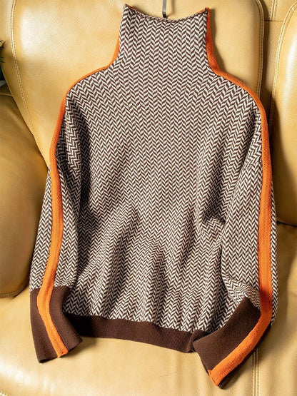 Riley™ | Striped Turtleneck Sweater