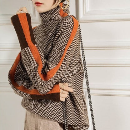 Riley™ | Striped Turtleneck Sweater