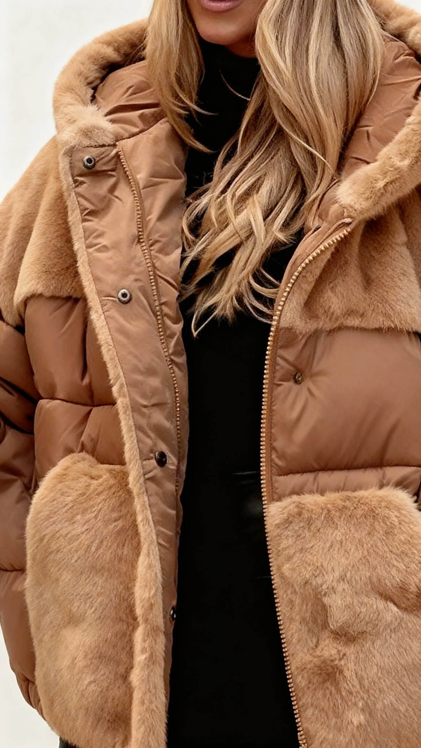 Helena™ | Elegant winter jacket with hood