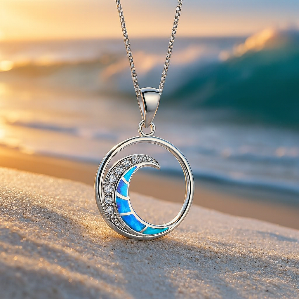 Ocean Whisper Necklace – Anima d’Onda Collection
