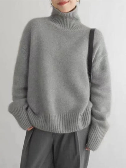 Zara | Luxe Cashmere Turtleneck Sweater