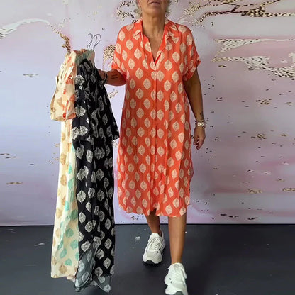 Dini™ | Stylish V-Neck Summer Dress