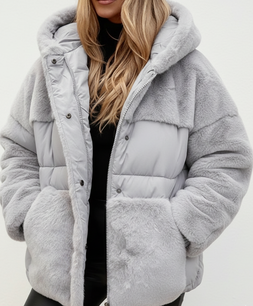 Helena™ | Elegant winter jacket with hood