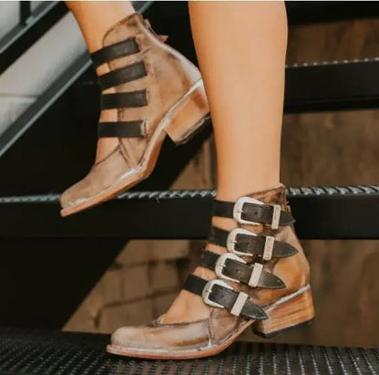 Vintage Buckled Heels