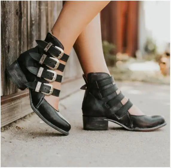 Vintage Buckled Heels