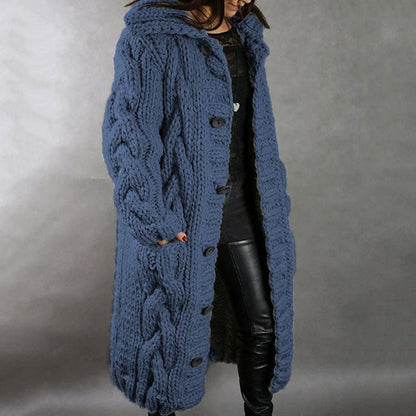 Karina | Elegant Cosy Coat with Tummy Coverage