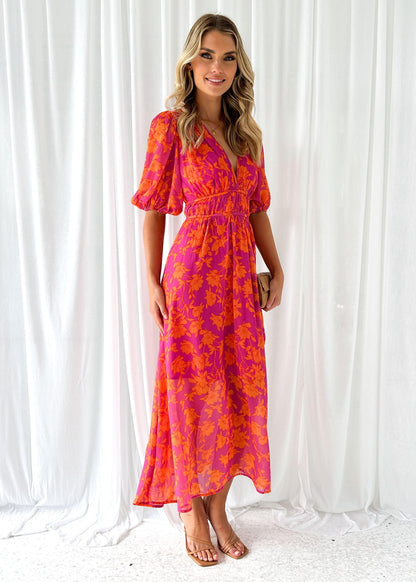 Clara | Long Floral Spring Dress