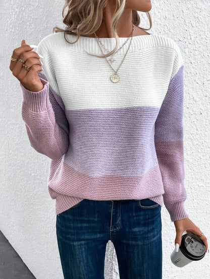Haven | Cozy Ombre Knit Sweater