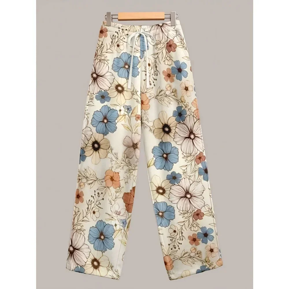 Marie | Floral Relaxed Trousers