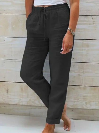 Jane | Relaxed Drawstring Trousers