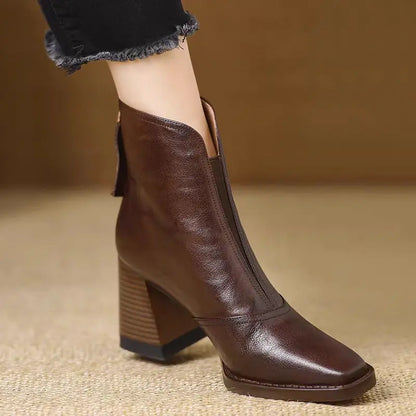 Aphixta Plush Ankle Boots