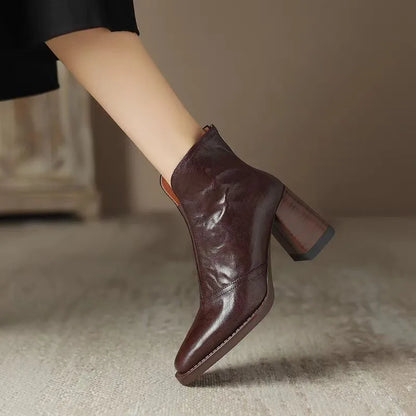 Aphixta Plush Ankle Boots