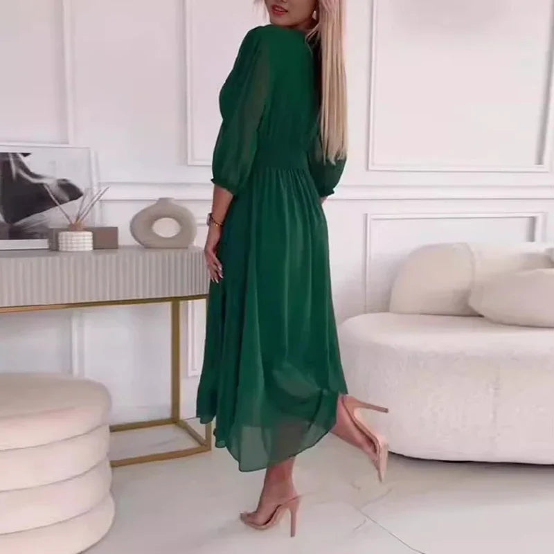 Amara Chiffon Wrap Dress