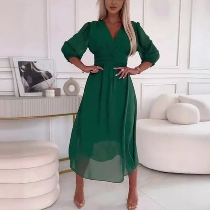 Amara Chiffon Wrap Dress