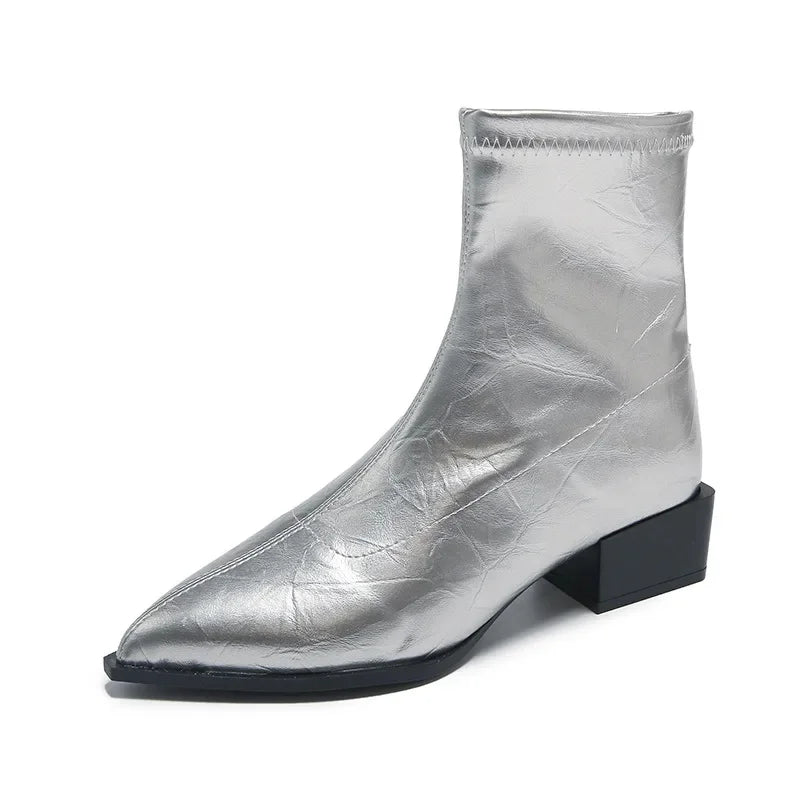 Wide Fit Pointed Toe Boots