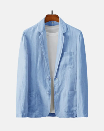Minimalist Linen Blazer