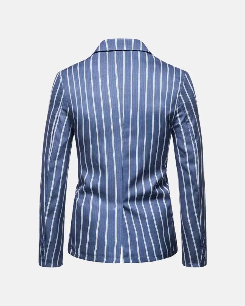 Executive Striped Blazer