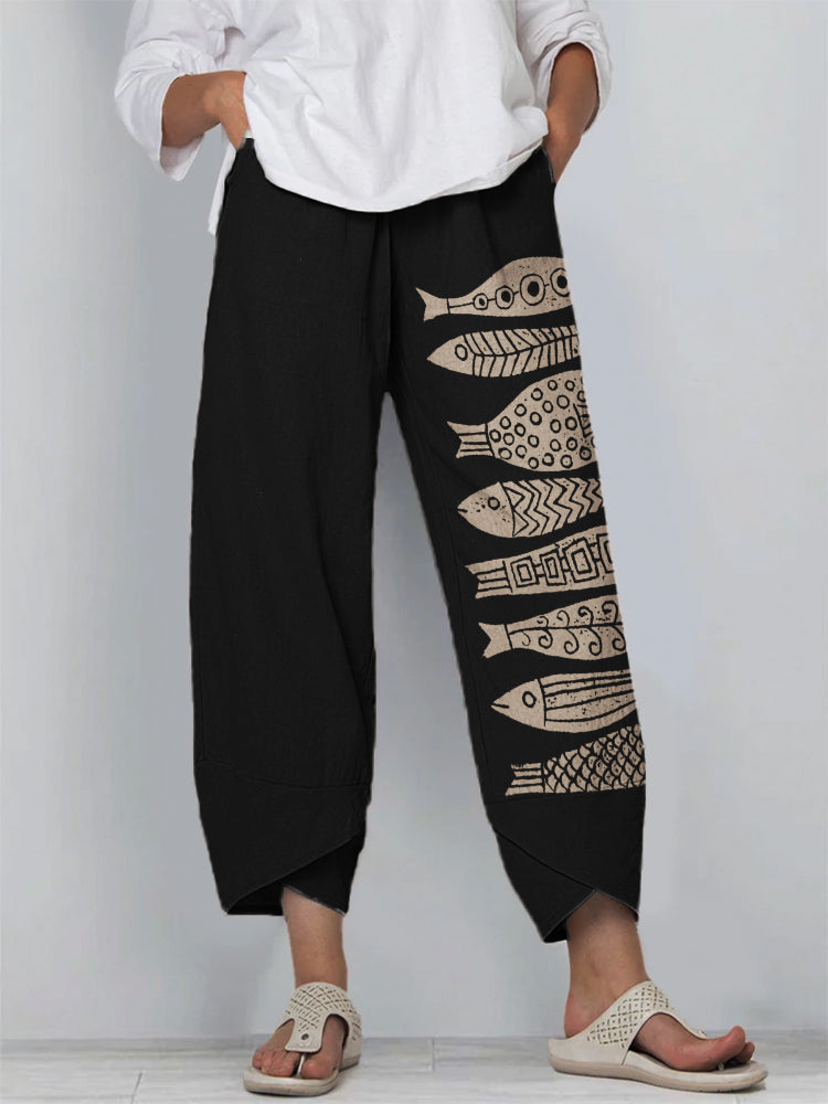 Luisa | Relaxed Printed Trouser